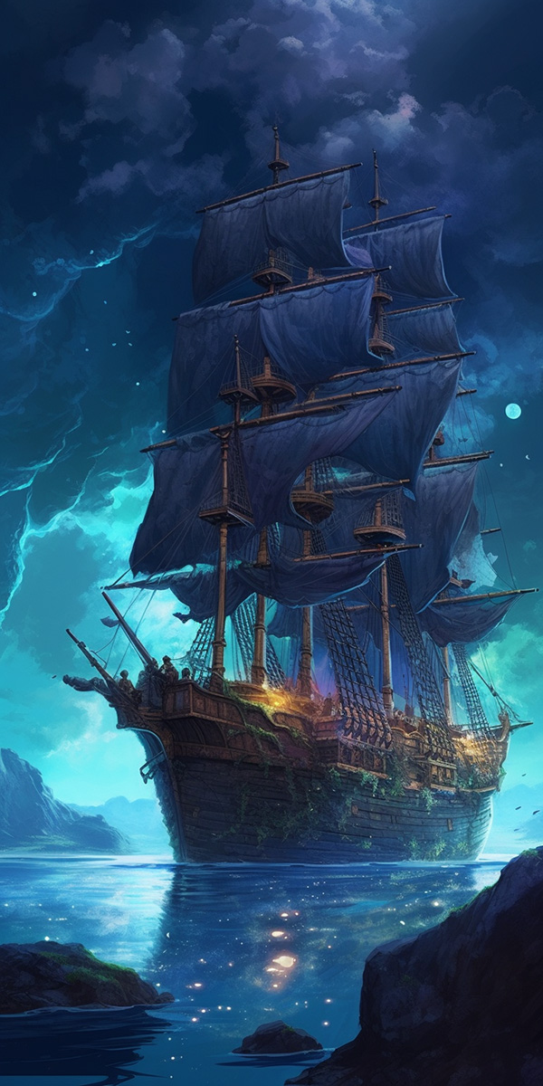 海盗船-Midjourney关键词
