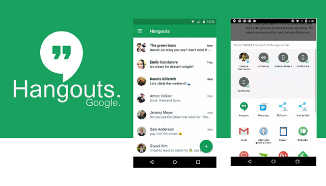 Google Hangouts应用设计